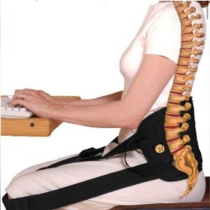 Nada-Chair Back-Up Support System that Turns to Convertible Pouch Bag